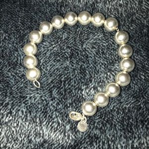 Tiffany silver ball bracelet.